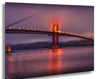 Golden Gate Bridge Fog Print: San Francisco Bay Area Landscape Art