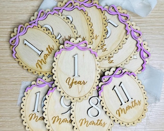 Coquette Vintage milestones, Baby girl milestones & stat sign