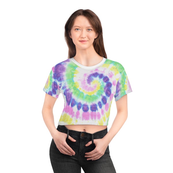 Tie Dye Crop Top - Etsy