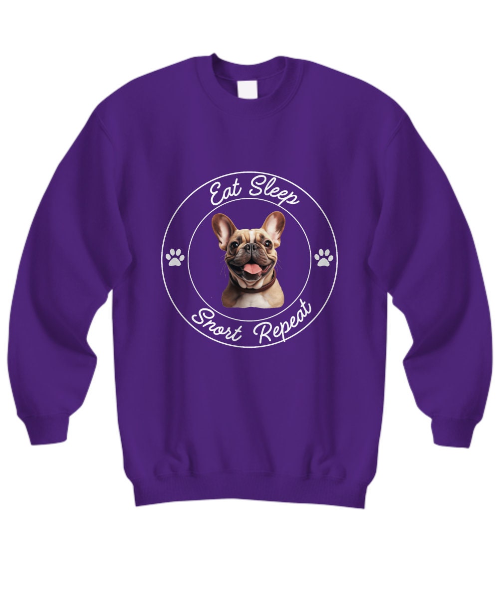 Fellow Friends - Bulldog T-Shirt, Eat Sleep Walk Bulldog Shirt Mens