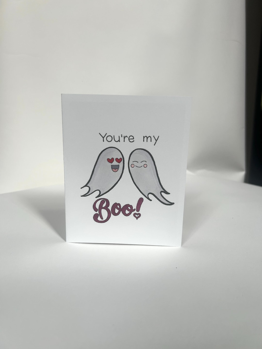Spooky Ghost I Love You Card - You’re My Boo! - Etsy