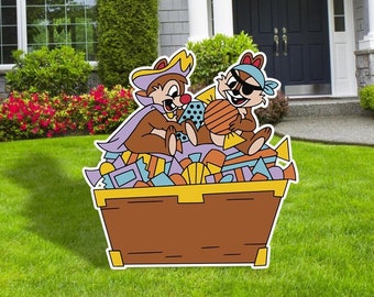 Chip and Dale, Halloween, Cut Outs, Outdoor Decoration, Yard Art, Halloween Party decorations, Yard Signs,