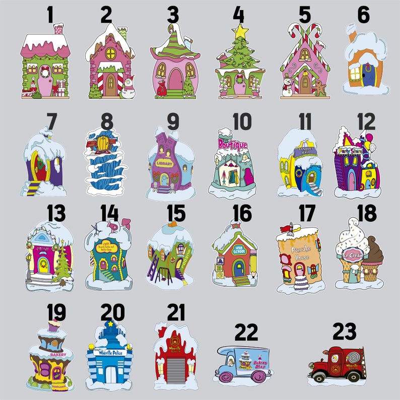 Village Welcome Sign, Christmas Welcome Sign, Christmas Cutouts, Yard Sign, Outdoor Decor, Garden decor, Christmas Characters Cutouts zdjęcie 6