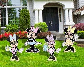 Minnie Pool Party Decor, Minnie Pool Party Cutouts, Pool Party Decor, Girls Pool Party Decor, Minnie Party Decor, Summer Party Decor
