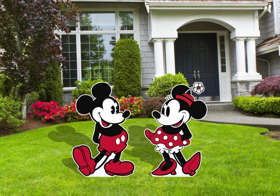 その他 mickey Vintage Mickey and Minnie Red Birthday Party Decor, Mickey