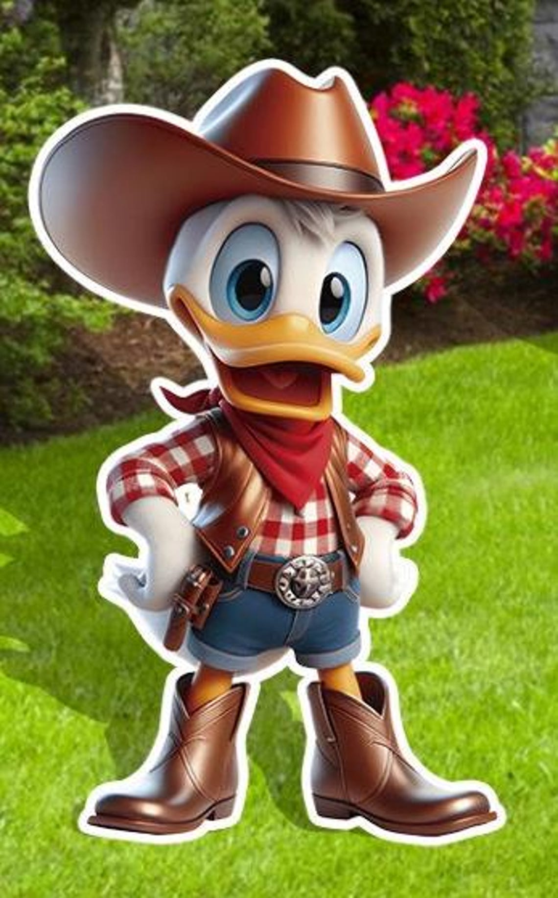 Mickey Anf Friends Rodeo Party Decor, Mickey Cow Boy Cutouts, Minnie ...