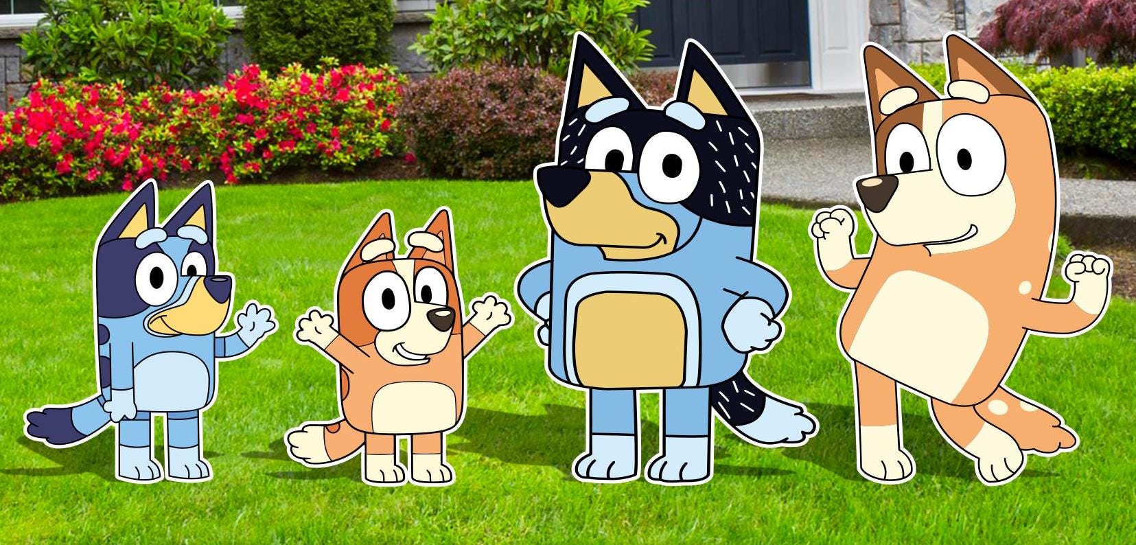 Bluey Family and Friends Yard Signs