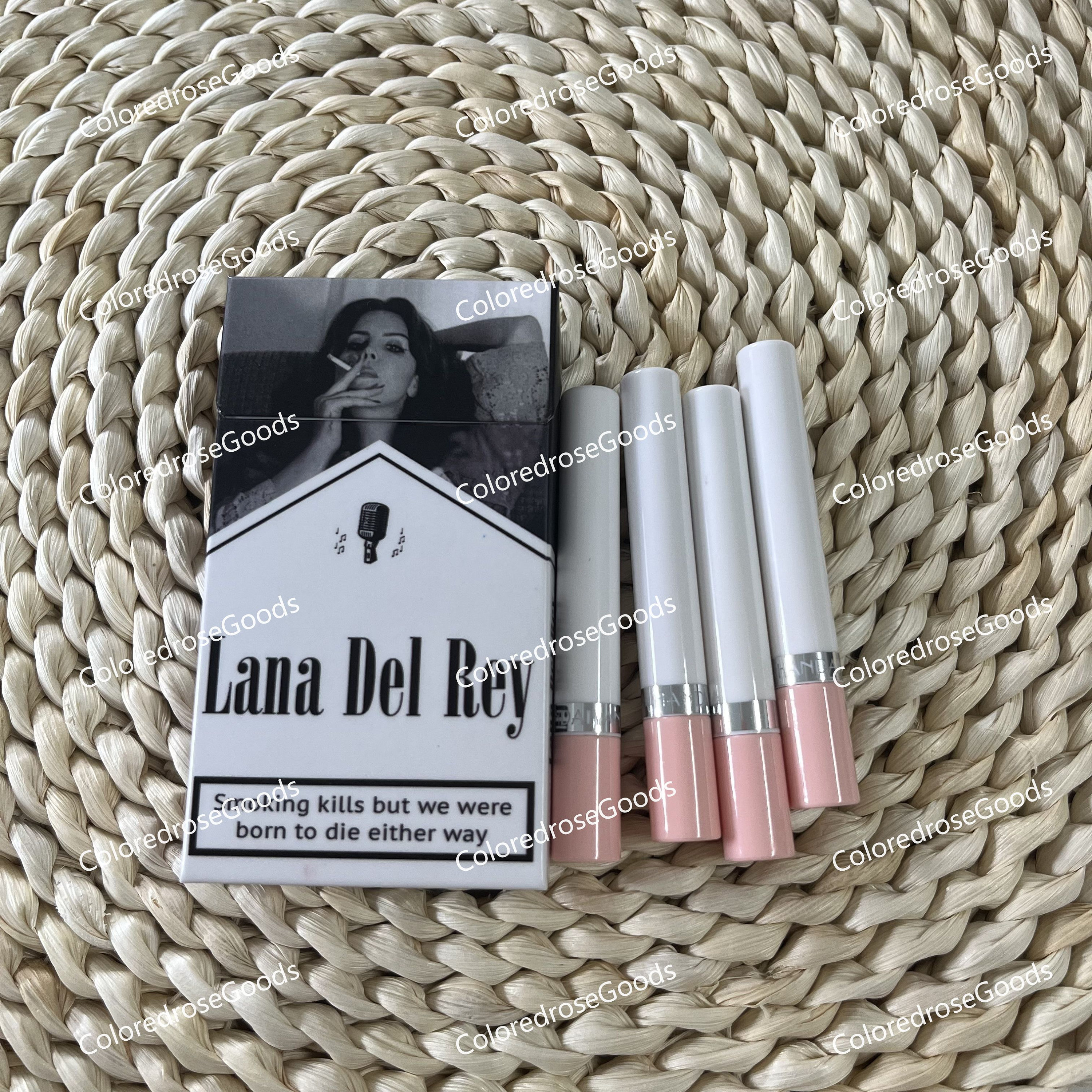 Lana Del Rey Lipstick Cigarette Box Lipsticks Set Smoke Tube Etsy