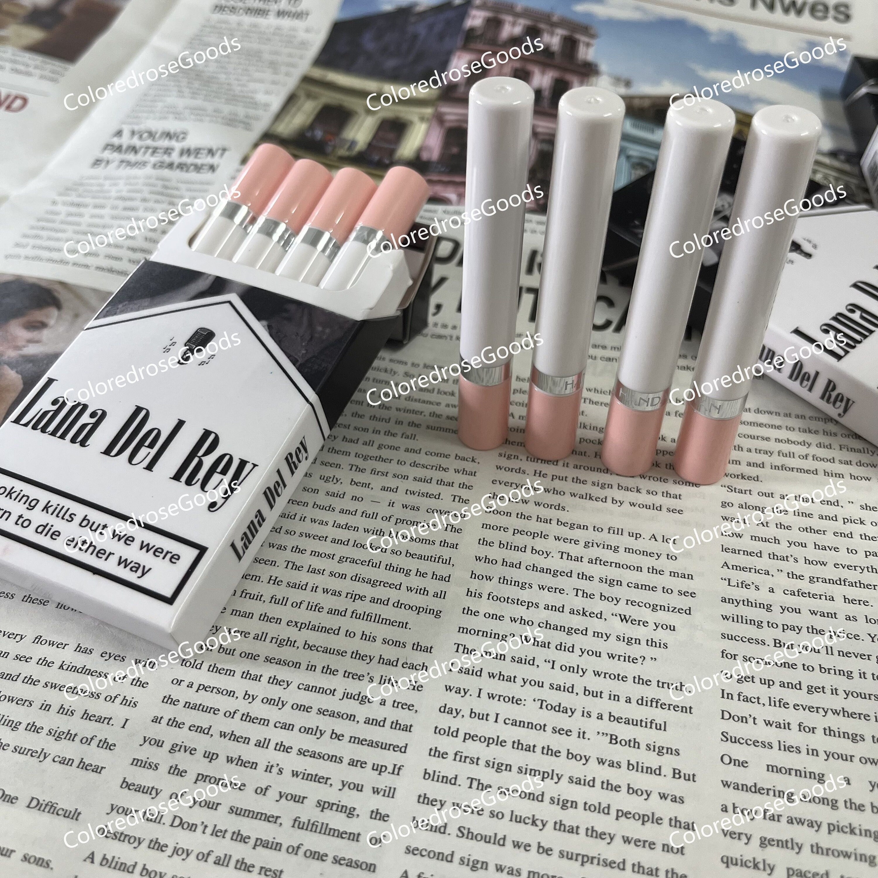 Lana Del Rey Lipstick Cigarette Box Lipsticks Set Smoke Tube Etsy