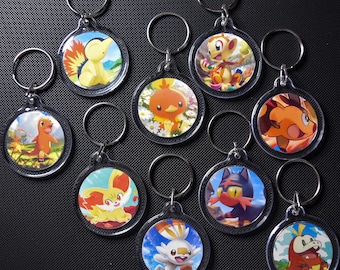 FIRE STARTER PKMN Keychains, Bag Charms, Keyrings, Pendants