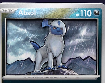 Absol 3D PKMN Card
