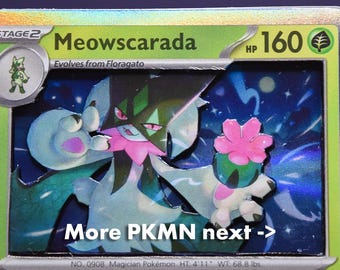 3D PKMN Cards: Wurmple, Snover, Petilil, Lilligant, Yanma, Yanmega,  Sewaddle, Swadloon, Leavanny, Karrablast - Etsy