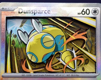 Dunsparce 3D PKMN Card