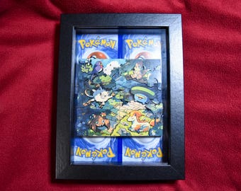 3D PKMN Cards: Ayako Ozaki's Connecting Artwork in Shadow Box