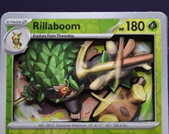 Rillaboom 3D PKMN Card