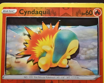 Cyndaquil 3D PKMN Card
