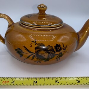 Vintage Lord Nelson Ware Brown Glaze Teapot by Elijah Cotton Ltd, Staffordshire, England