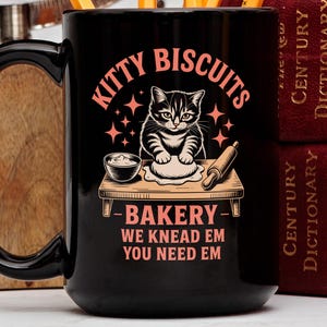 Tazza Divertente "One Cat Short Of A Crazy Cat" – Ceramica 11oz – Regalo Perfetto Per Amanti Dei Gatti - Foto 3
