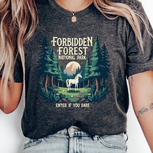 Forbidden Forest T-Shirt, Magical Shirt, Wizarding Fans Tshirt, Wizard Fans Sweatshirt, Magic Wizard Gift, Fantasy Book Lover Gift