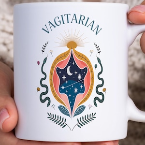Vagitarian Mug, Lesbian Gift, Gay Gift, Best Friend Mug, Girlfriend Mug, Boyfriend Gift, Gay Pride Mug, LGBTQ Gift, Inappropriate Gift