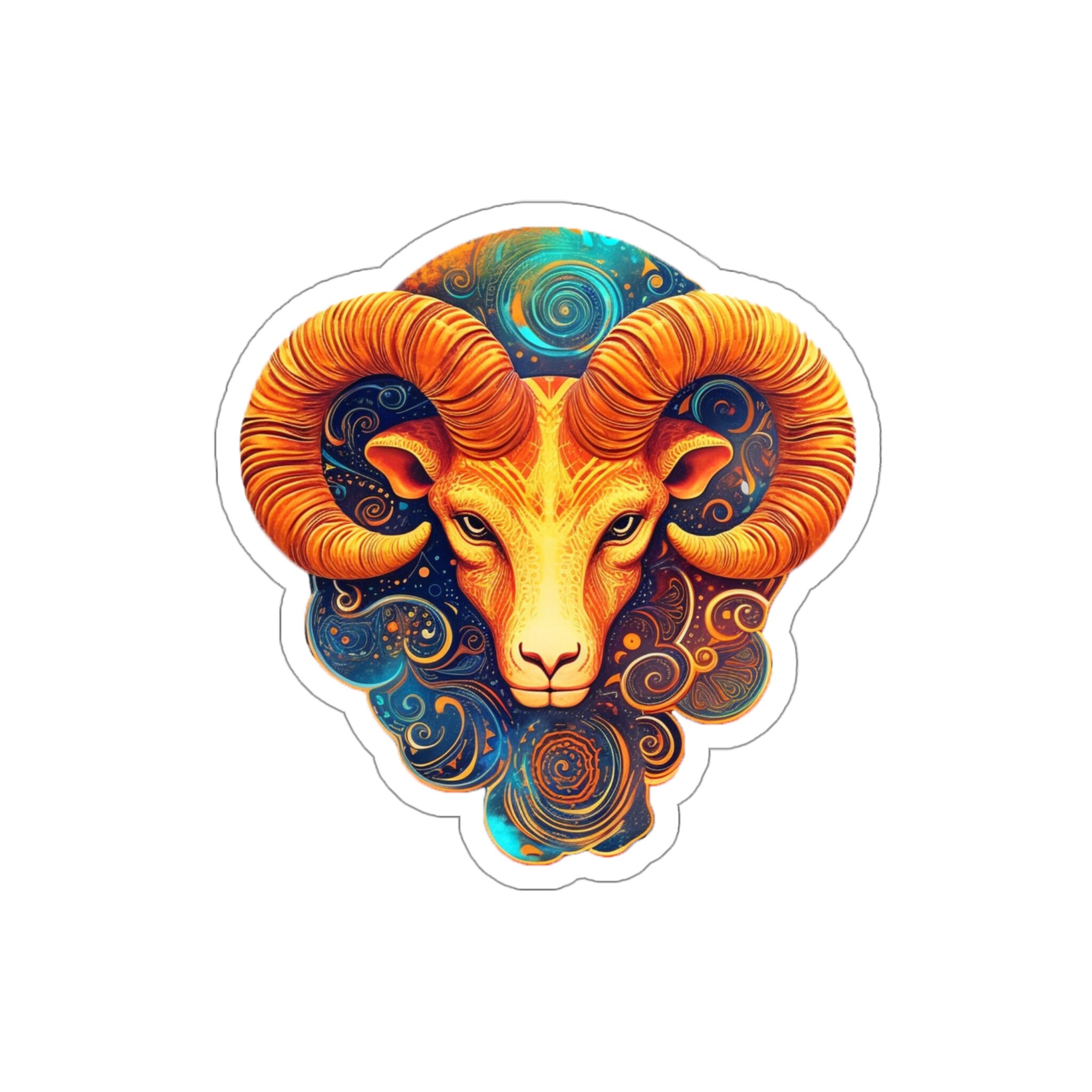 Zodiac Aries Sticker - Etsy