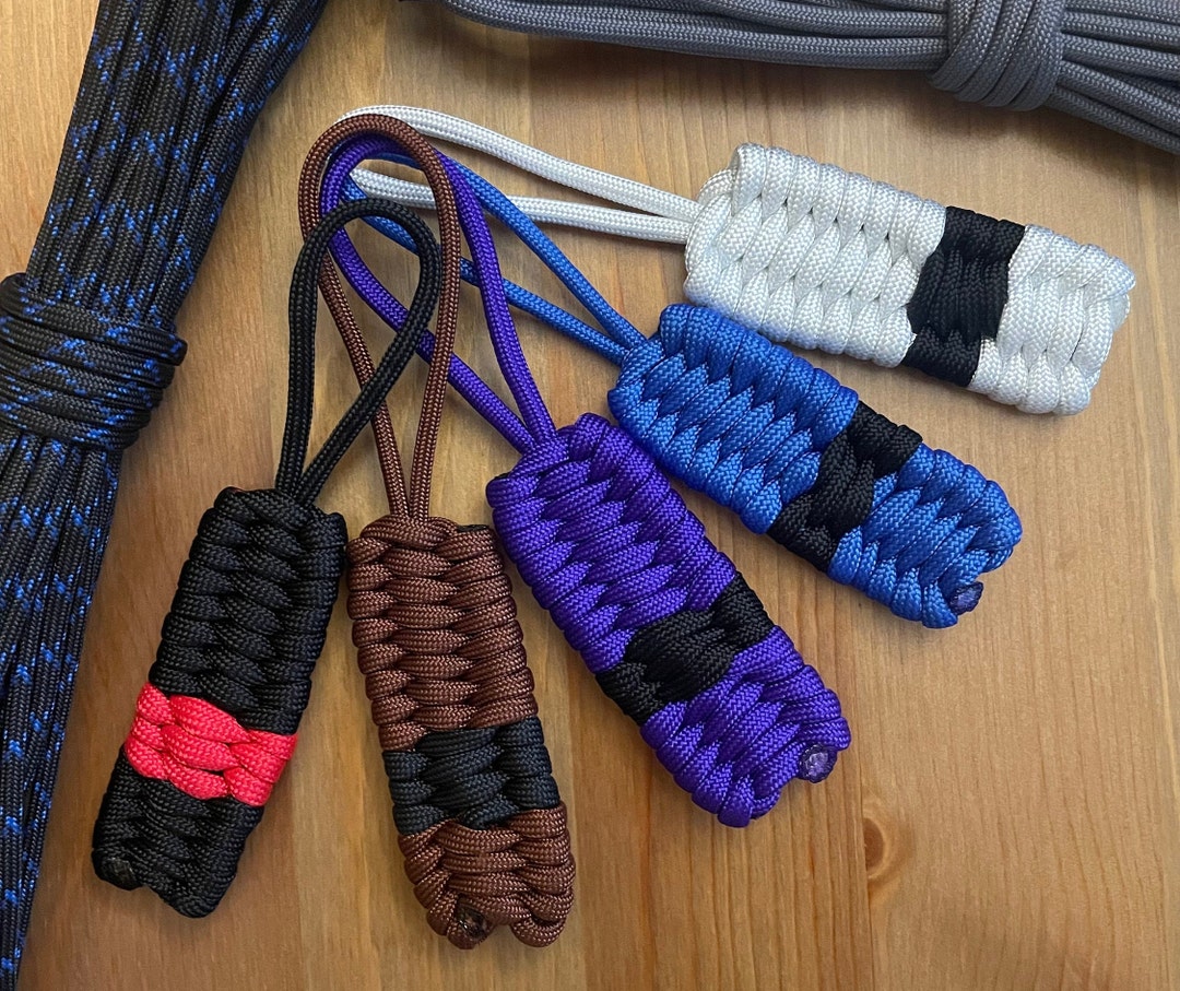 Paracord Martial Arts Belt Keychain Trilobite Weave Personalized Luggage Tag Brazilian Jiu Jitsu