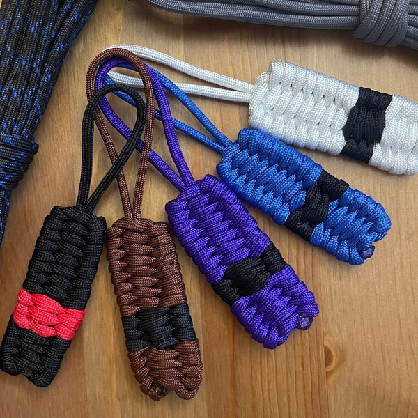 Paracord Martial Arts Belt Keychain Trilobite Weave | Personalized luggage tag Brazilian Jiu Jitsu, Judo, or martial arts belt.