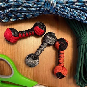 Monkey Fist Paracord Knuckle Roller | Custom handmade paracord fidget toy