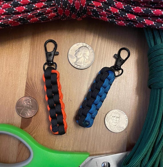 ‼️Webbing Keychain ^ - ^‼️3色‼️ Wristlet Keychain, Floral Watercolor - Weaver Equine
