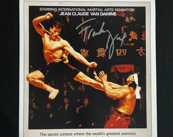 Frank Dux ondertekend Bloodsport 11 x 17 foto met JSA COA