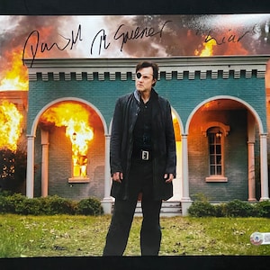 David Morrissey signierte The Walking Dead The Goververver (Lügner-Inschrift) 11x14-Foto mit Beckett COA