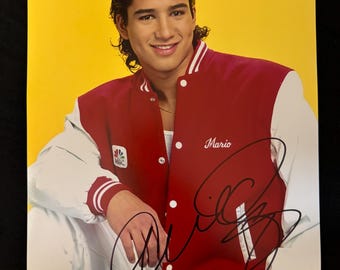 Mario Lopez  signed Saved By The Bell 8x10 photo W/ JSA COA