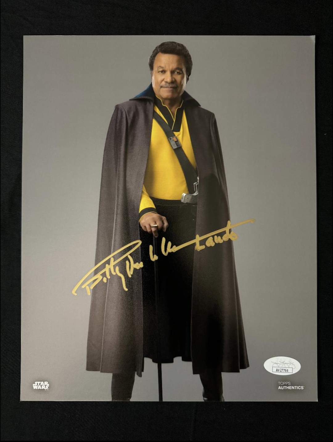 Billy Dee Williams Signed Star Wars (lando Inscribed) 8X10 Photo W