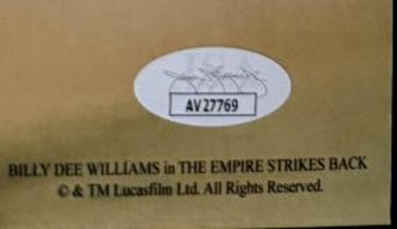 Billy Dee Williams Signed Star Wars (lando Inscribed) 8X10 Photo W