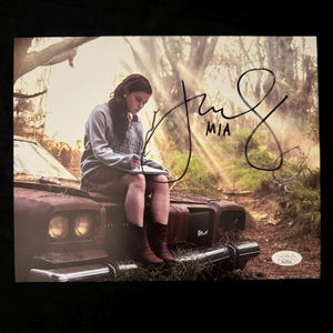 Jane Levy signed Evil Dead 8x10 photo W/ JSA COA