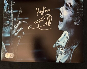 Javier Botet signed Insidious: The Last Key (Key Face inscribed) signed 8x10 photo W/Beckett witness COA