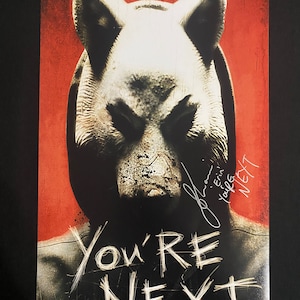 Sharni Vinson signed You&#39;re Next 11X17 Photo W/ JSA COA