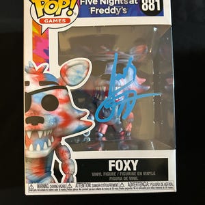 Josh Hutcherson signierte Five Nights at Freddy's (Foxy) Funko Pop W / Beckett COA