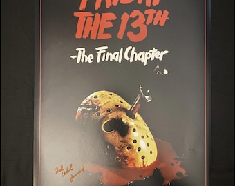 キンバリー・ベック直筆サイン入り『13日の金曜日 完結編』10×8インチ
