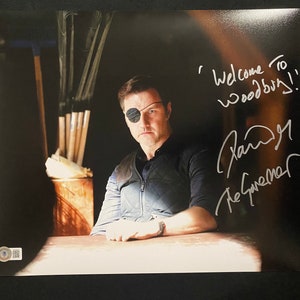 David Morrissey Signed with inscription The Walking Dead 11x14 Photo W/ Beckett COA