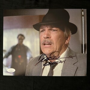 Tom Atkins signed Two Evil Eyes 8X10 photo W/ JSA COA
