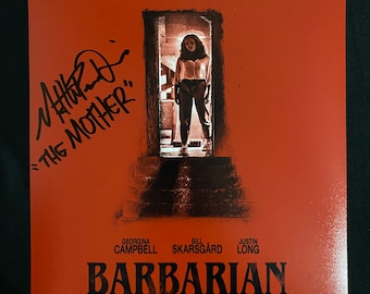 Matthew Patrick Davis signed Barbarian (The Mother inscribed) 8X10 Photo W/ JSA COA