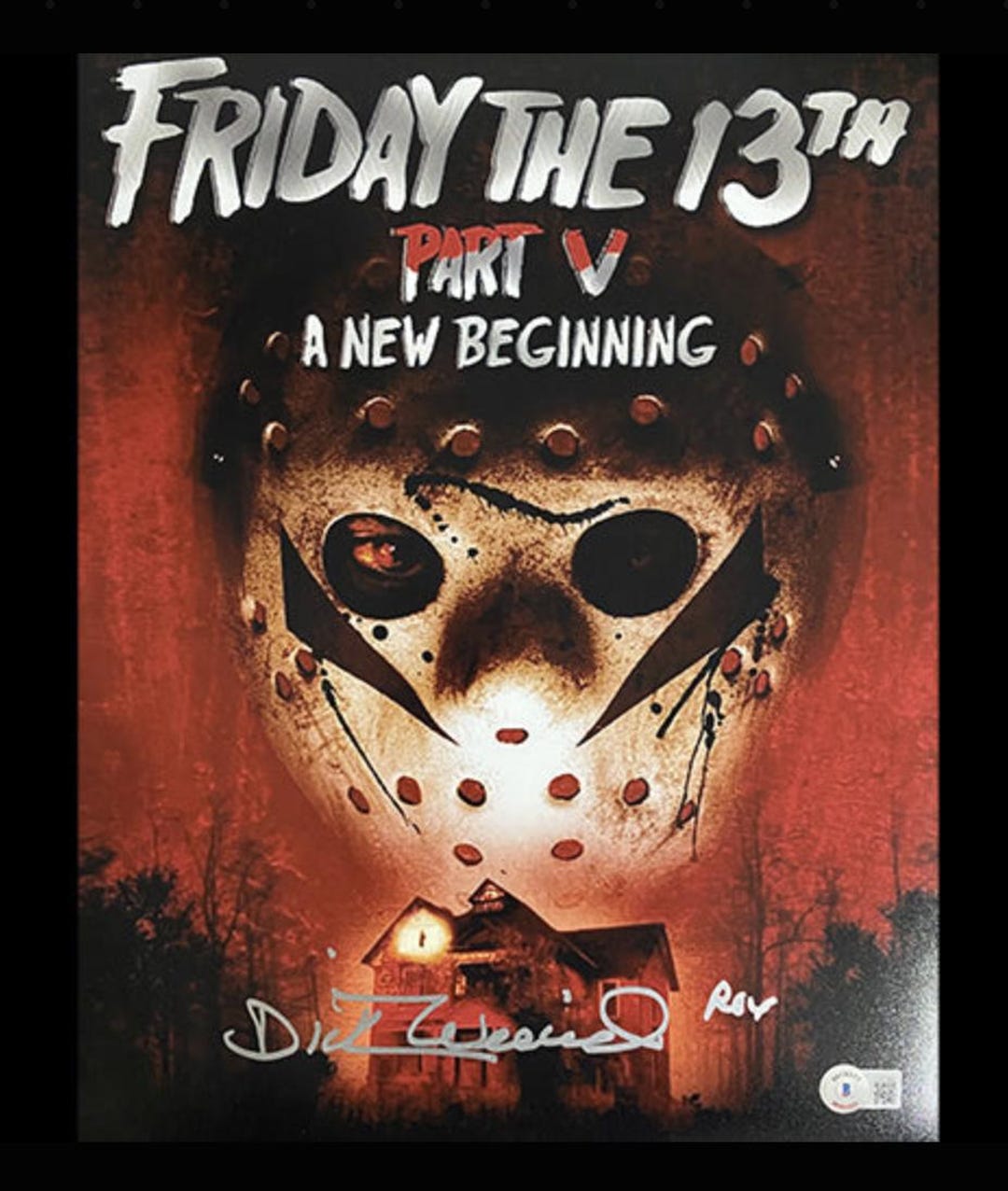 Dick Wieand Signed Friday the 13th Part 5 11x14 Photo W/ Beckett ...