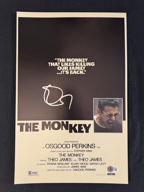 Osgood Perkins Signed the Monkey 11x17 Photo W/ Beckett COA