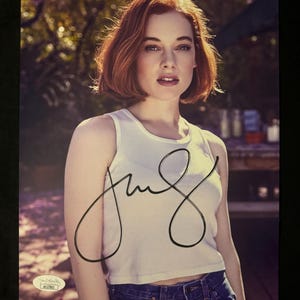 Jane Levy signed 8x10 photo W/ JSA COA