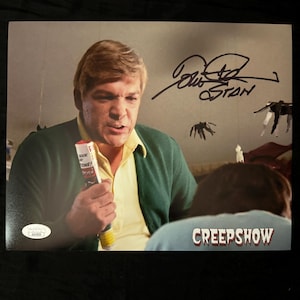 Tom Atkins signed Creepshow 8X10 photo W/ JSA COA