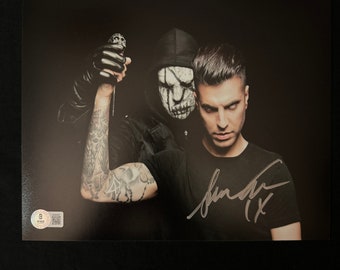 Spencer Charnas signed Ice Nine Kills 8X10 photo W/ Beckett Witnessed COA