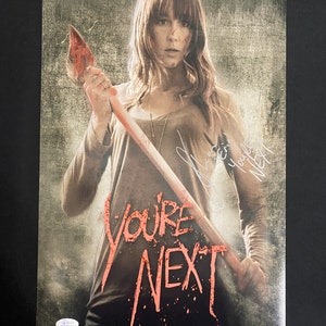 Sharni Vinson firmó la foto &quot;You&#39;re Next&quot; de 11 x 17 con certificado de autenticidad de JSA
