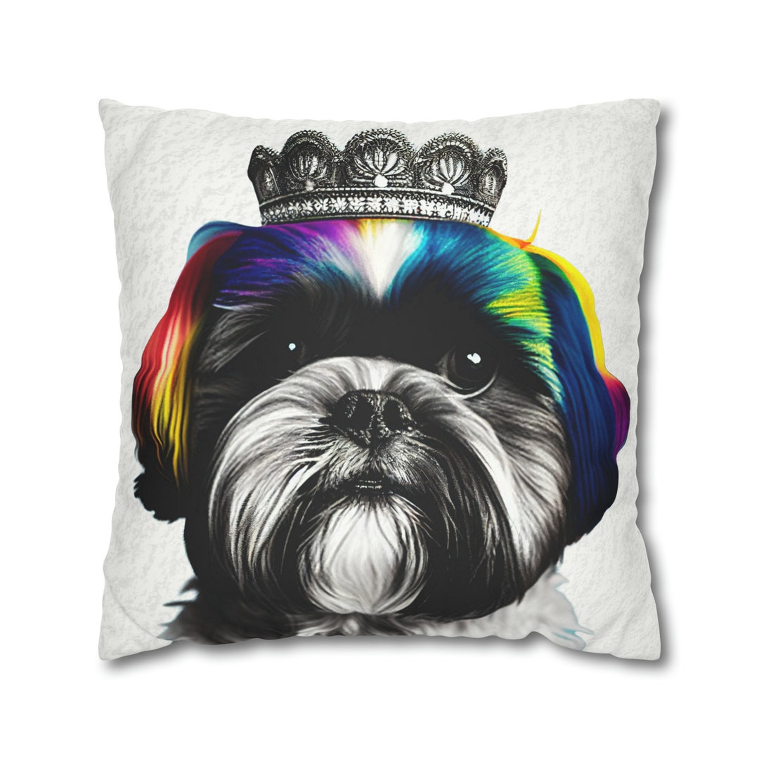 Groovy Pop Art Cushion Cover With Insert Pad – 18x18 Inches, Funky Digital Print For Sofa Or Bedroom