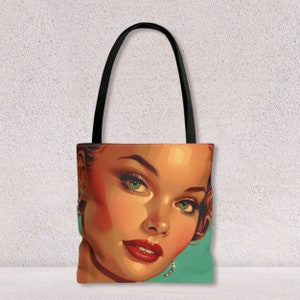 Grand sac fourre-tout avec imprimés uniques Sac à bandoulière pour femme durable Légendes ou nom personnalisables par Agnes Pembroke